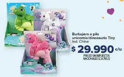 Carrefour Tiny burbujero a pila unicornio/dinosaurio oferta