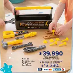 Carrefour Tuff tools caja de herramientas oferta