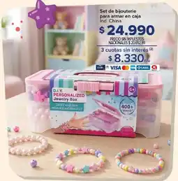 Carrefour D.I.Y. personalized jewelry box oferta