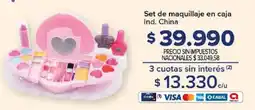 Carrefour Set de maquillaje en caja oferta