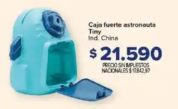 Carrefour Tiny caja fuerte astronauta oferta