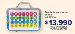 Carrefour Sophie bijouterie para armar oferta
