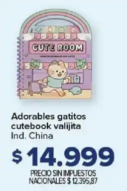 Carrefour Adorables gatitos cutebook valijita oferta