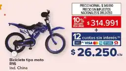 Carrefour Mene bicicleta tipo moto R16 oferta