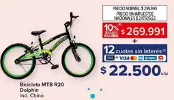 Carrefour Dolphin bicicleta mtb r20 oferta