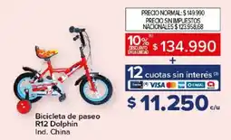 Carrefour Dolphin bicicleta de paseo r12 oferta