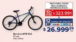 Carrefour Jordan bicicleta mtb r26 oferta