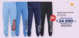 Carrefour Pantalón friza estampado oferta
