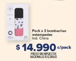 Carrefour Tfi basic bombachas estampadas oferta