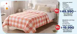 Carrefour Tex Home acolchado infantil damero oferta