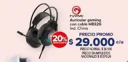 Carrefour Marvo auricular gaming con cable h8326 oferta