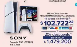 Carrefour Sony consola ps5 hw2015 oferta