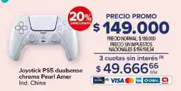 Carrefour Playstation joystick PS5 dualsense chroma Pearl Amer oferta