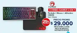 Carrefour Marvo combo gamer 2 en 1 oferta