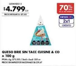Disco Queso brie sin tacc oferta