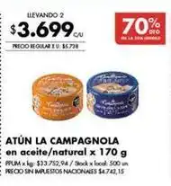Disco La campagnola - atún oferta
