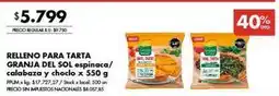 Disco Granja del sol - relleno para tarta oferta