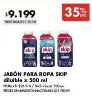 Disco Skip - jabón para ropa diluible oferta
