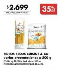 Disco Fideos secos oferta