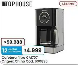 Coto Origen - cafetera filtro ca1707 oferta
