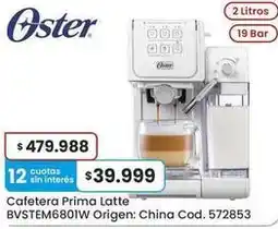Coto Oster - cafetera prima latte bvstem6801w oferta