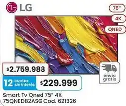 Coto Lg - smart tv qned 75 4k 75qned82asg oferta