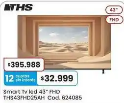 Coto Smart tv led 43 fhd ths43fhd25ah oferta