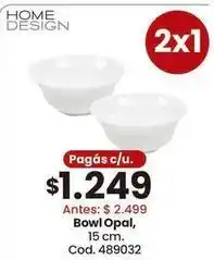 Coto Bowl opal, 15 cm. cod. 489032 oferta