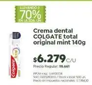 Jumbo Colgate - crema dental original mint oferta
