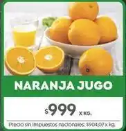 Jumbo Naranja jugo oferta