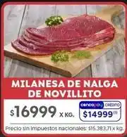 Jumbo Milanesa de nalga de novillito oferta