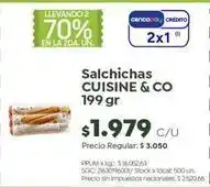 Jumbo Salchichas 199 gr oferta