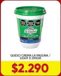 Supermercados Tadicor La paulina - queso crema oferta