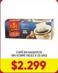 Supermercados Tadicor Velez - café en saquitos oferta