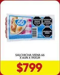Supermercados Tadicor 66 - salchicha viena oferta