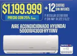 Supermercados Vea Hyundai - aire acondicionado 5000w4300fhy11inv oferta