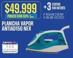 Supermercados Vea Nex - plancha vapor antiad150 nex oferta