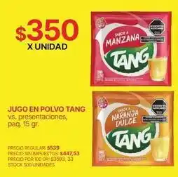 Tang - jugo en polvo