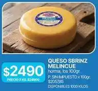 Supermercados Vea Melincue - queso sbrinz oferta