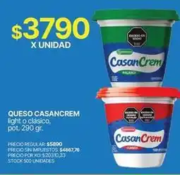 Supermercados Vea Casancrem - queso oferta