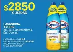Supermercados Vea Lavandina oferta