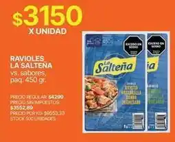 Supermercados Vea La salteña - ravioles oferta