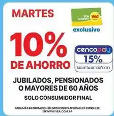 Supermercados Vea Vea - 10% de ahorro oferta