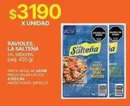 Supermercados Vea La salteña - ravioli oferta