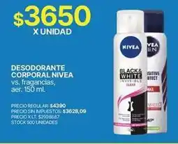 Supermercados Vea Nivea - desodorante corporal oferta