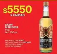 Supermercados Vea Mariposa - licor mariposa miel oferta
