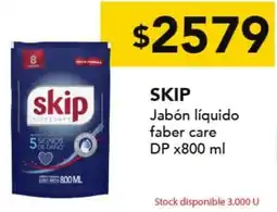 Nini Mayorista Skip jabón líquido faber care oferta
