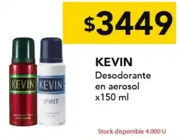 Nini Mayorista Kevin desodorante en aerosol oferta
