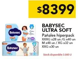 Nini Mayorista Babysec pañales hiperpack oferta