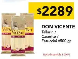 Nini Mayorista Don vicente tallarin / caserito / fetuccini oferta